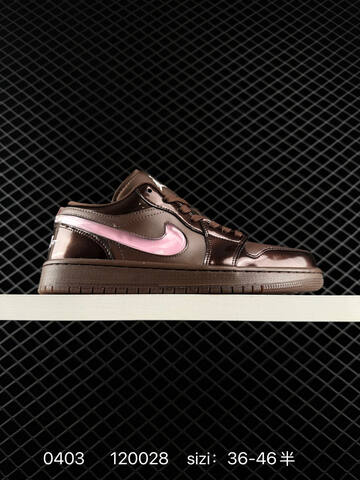Jordan Air Jordan 1 Low Dark Brown Light Pink Bronze EU 36-46 Sneaker - Unisex (BS-79557)