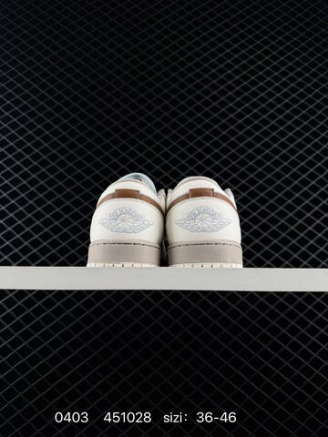 Jordan Air Jordan 1 Low Sail Light Blue Brown Grey EU 36-46 Sneaker - Unisex (BS-79550)