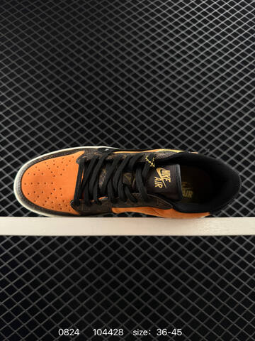 Jordan Air Jordan 1 Low Louis Vuitton Brown Orange Black White Gold EU 36-45 Sneaker - Unisex (BS-80842)