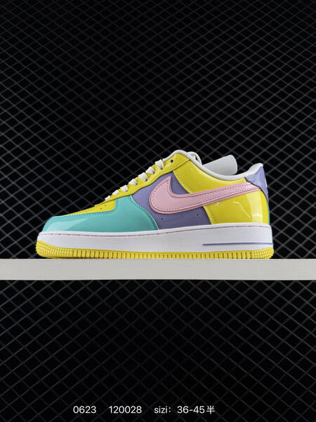 Nike Air Force 1 Low Easter IQ9706-701 yellow turquoise purple pink white EU 36-45 sneaker