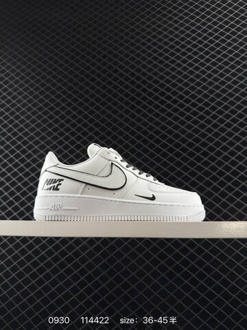 Nike Air Force 1 White Black Gum EU 36-45 Sneaker - Unisex (BS-80596)