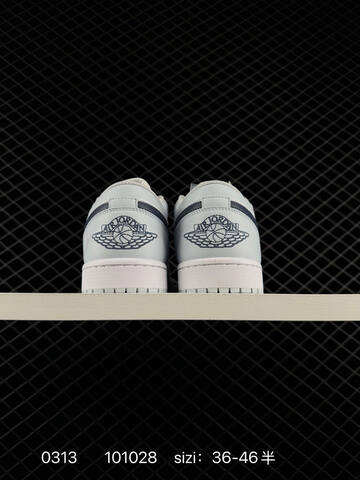Jordan Air Jordan 1 Low Light Blue White Dark Navy EU 36-46 Sneaker - Unisex (BS-79663)
