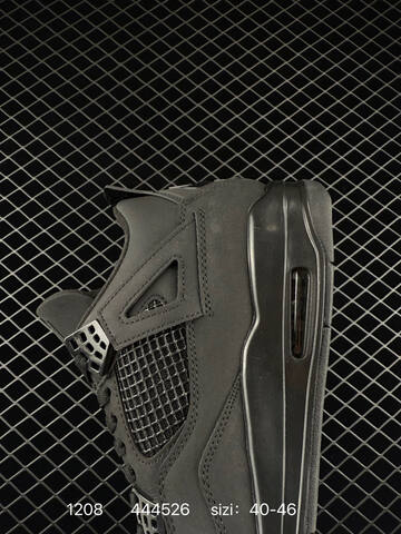 Jordan Air Jordan 4 Retro Black EU 40-46 Basketball Shoe - Men's (BS-80090)