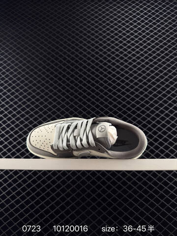 Jordan Air Jordan 1 Low Travis Scott DIY Mercedes Benz Sail Light Grey Silver EU 36-45 Sneaker - Unisex (BS-81026)