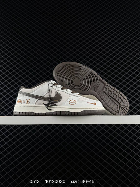 Nike SB Dunk Low black burgundy silver white brown EU 36-45 skate