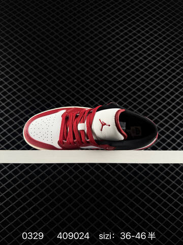 Jordan Air Jordan 1 Low Red White Black Sail EU 36-46 Sneaker - Unisex (BS-79585)
