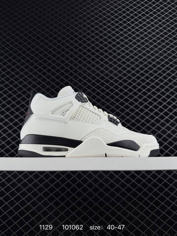 Jordan Air Jordan 4 Retro IM4002 100 Sail Black Red EU 40 47 Basketball Shoe EU 40-47 - Men's (BS-80158)