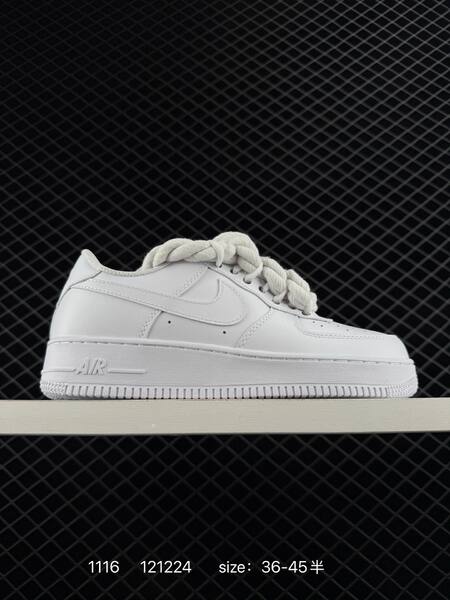 Nike Air Force 1 07 red white black white-pink rope laces EU 36-45 lifestyle