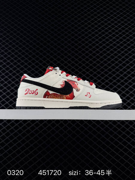 Nike Dunk Low Retro white black red EU 36-45 lifestyle