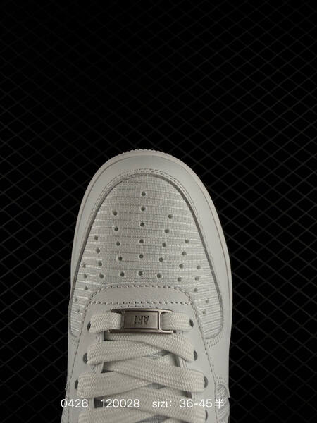 Nike Air Force 1 07 White with black Swoosh EU 36-45 half sizes available lifestyle