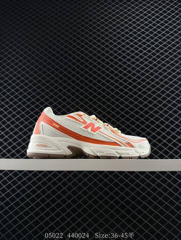 New Balance 740 Off White Orange Brown EU 36-45 Running Shoe - Unisex (BS-83426)