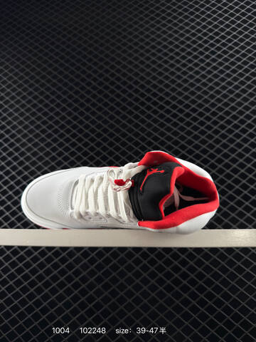 Jordan Air Jordan 5 Retro High HQ7978-101 White Black Red Ice Blue EU 39-47 Basketball Shoe - Unisex (BS-80581)