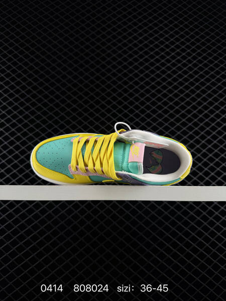 Nike Dunk Low Multi-color patent leather yellow turquoise light purple pink white EU 36-45 lifestyle
