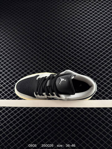 Jordan Air Jordan 1 Low HQ2010-012 Light Grey Black Pale Cream EU 36-46 Sneaker - Unisex (BS-80969)