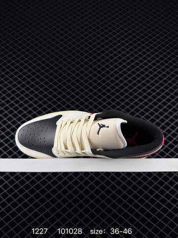 Jordan Air Jordan 1 Low White Black Pink Cream EU 36-46 Sneaker - Unisex (BS-79977)