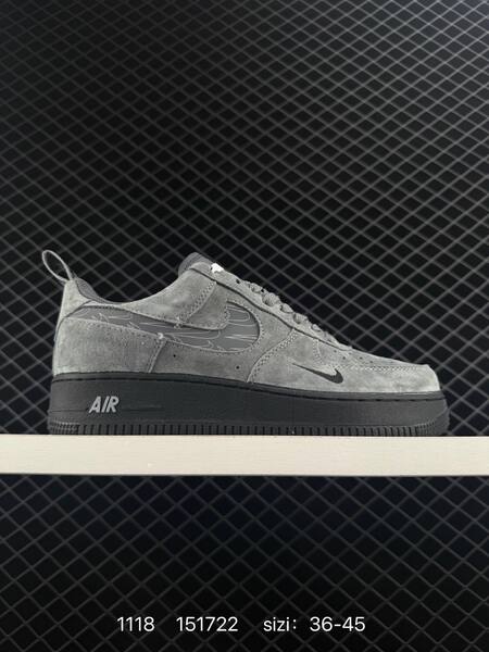 Nike Air Force 1 07 Grey Black EU 36-45 lifestyle