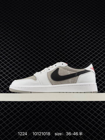Jordan Air Jordan 1 Low OG SP Travis Scott White Grey Black Red EU 36-46 Sneaker - Unisex (BS-79999)