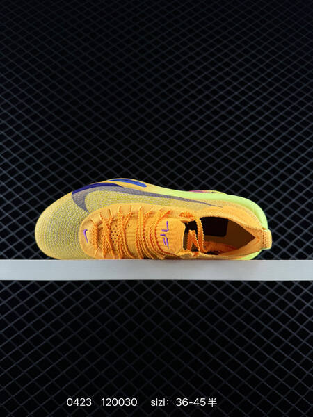 Nike Air Zoom Alphafly Next 3 Laser Orange with Volt Purple Blue gradient accents EU 36-45 half sizes available running lifestyle