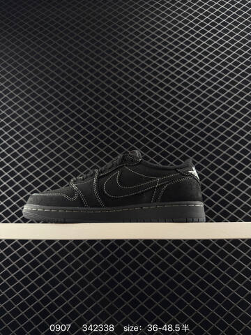 Jordan Air Jordan 1 Low OG SP Travis Scott Black Phantom Black White EU 36-48 5 Sneaker - Unisex (BS-80754)