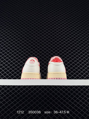 Jordan Air Jordan 1 Low Travis Scott White Pink Red Cream EU 36-47 5 Sneaker - Unisex (BS-80076)