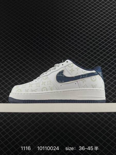 Nike Air Force 1 07 White Navy EU 36-45 5 lifestyle
