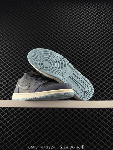 Jordan Air Jordan 1 Low Midnight Navy Dark Grey Black Light Blue Cream EU 36-46 Sneaker - Unisex (BS-81269)