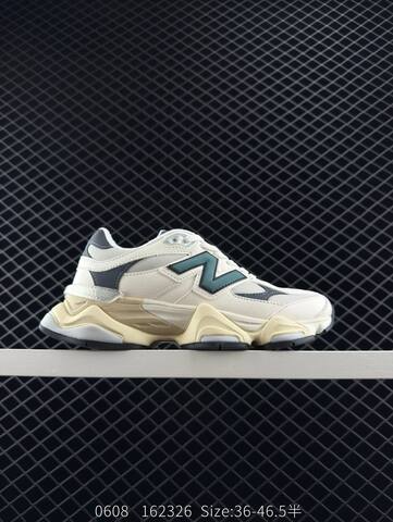 New Balance 9060 Off White Cream Dark Blue Teal EU 36-46 5 Sneaker - Unisex (BS-83330)