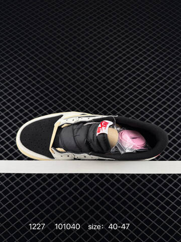 Jordan Air Jordan 1 Low OG Fragment Design x Travis Scott Off White Black Cream Red EU 40-47 Sneaker - Men's (BS-79976)