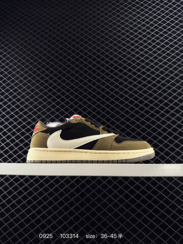 Jordan Air Jordan 1 Low DC0774 105 White Light Blue Black Orange EU 36-45 Skate Shoe - Unisex (BS-80632)