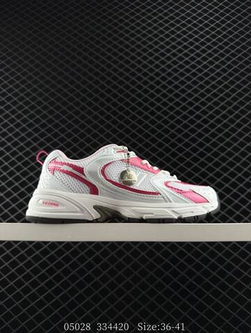 New Balance 530 White Silver Pink EU 36-45 Running Shoe - Unisex (BS-83387)
