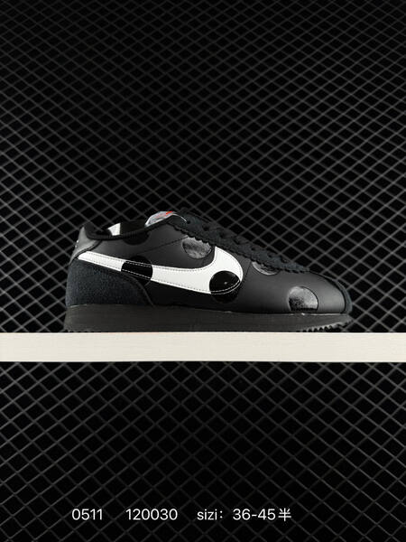 Nike Cortez black white EU 36-45 lifestyle