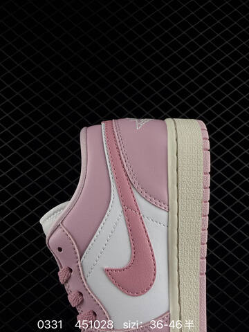 Jordan Air Jordan 1 Low White Pink Sail EU 36-46 Sneaker - Unisex (BS-79574)