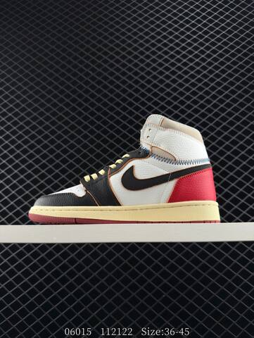 Jordan Union x Air Jordan 1 Retro High PK NRG Blue White Red Yellow Black EU 36-45 Sneaker - Unisex (BS-81204)