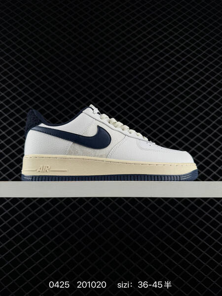 Nike Air Force 1 Low Multiple colorways white with iridescent swoosh white with iridescent swoosh and Have A Good Game print sail with dark green swoosh and gum outsole grey white EU 36-45 including half sizes lifestyle