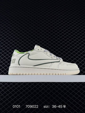 Jordan Air Jordan 1 Low Travis Scott Reverse Mocha Louis Vuitton Custom Beige Grey Light Blue EU 36-45 Sneaker - Unisex (BS-79918)