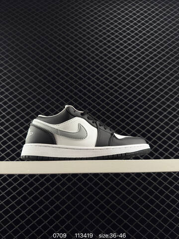Jordan Air Jordan 1 Low Black White Purple Mint Green EU 36-46 Sneaker - Unisex (BS-81083)