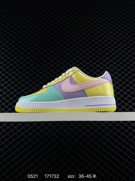 Nike Air Force 1 Low Easter IQ9706-701 white navy blue light blue yellow green purple pink EU 36-45 casual