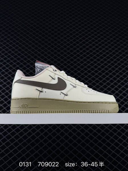 Nike Air Force 1 07 Sail Olive Green Brown EU 36-45 5 lifestyle