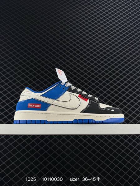 Nike SB Dunk Low Pro x Supreme black white blue EU 36-45 skate lifestyle