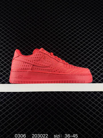 Nike Air Force 1 07 Low Red EU 36-45 Casual - Unisex (BS-72776)