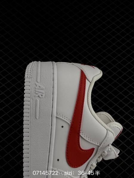Nike Air Force 1 07 white red EU 36-45 casual