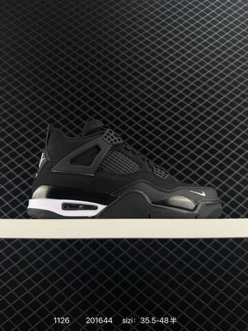 Jordan Air Jordan 4 Retro Olive Green Black Cream Pale Gold EU 35 5-48 Basketball Shoe - Unisex (BS-80186)