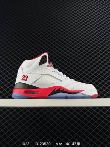 Jordan Air Jordan 5 Retro White Black Pink Blue EU 36-47 Basketball Shoe - Unisex (BS-80455)