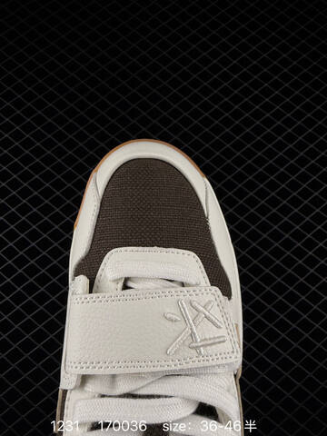 Jordan Travis Scott x Air Jordan Cut The Check White Brown Beige Gum EU 36-46 Sneaker - Unisex (BS-79929)