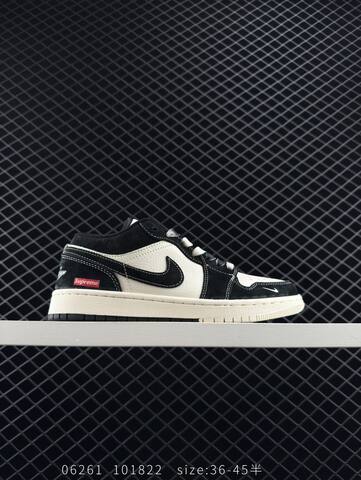 Nike Air Jordan 1 Low Black White EU 36-45 Sneaker - Unisex (BS-81146)