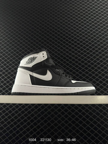 Jordan Air Jordan 1 Retro High OG Black Blue White Grey EU 36-46 Basketball Shoe - Unisex (BS-80583)