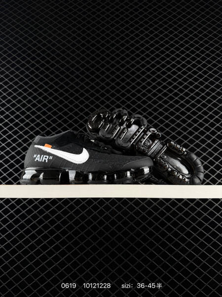 Nike Off-White x Air Vapormax Flyknit white black clear orange EU 36-45 running shoe