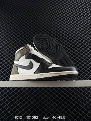 Jordan Air Jordan 1 Retro High OG Travis Scott Mocha White Dark Brown Black Sail EU 40-48 5 Basketball Shoe - Men's (BS-80538)