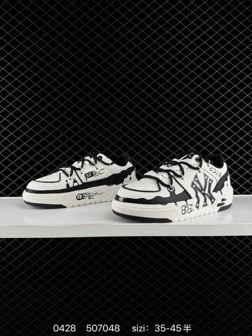 MLB Chunky Liner White Black EU 35-45 Skate Shoe Skate Sneakers - Unisex