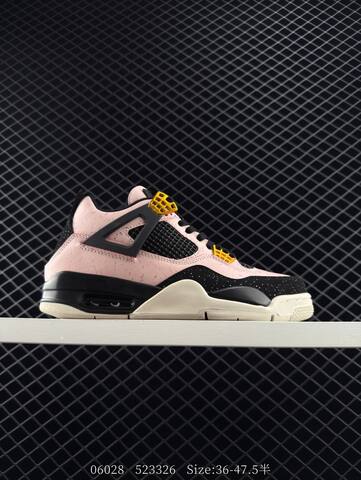 Jordan Air Jordan 4 Retro CT8527 016 Pink Black Gold Beige EU 36-47 5 Basketball Shoe - Unisex (BS-81134)